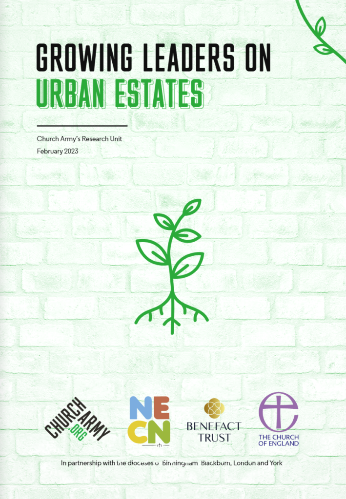 Growing Leaders on Urban Estates report front cover